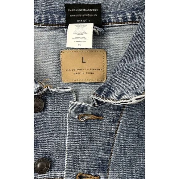 Universal Studios Halloween Horror Nights Stranger Things Hellfire Jacket L‎ - Picture 3 of 10